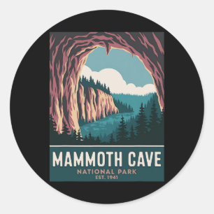 Adesivo Parque Nacional da Caverna Mamute Acampamento Vint