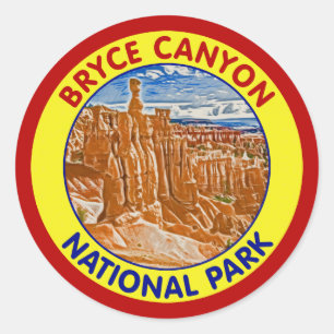 Adesivo Parque nacional da garganta de Bryce, Utá