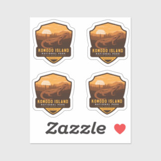 Adesivo Parque Nacional da Ilha Komodo