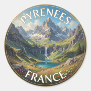 Adesivo Parque Nacional da Montanha dos Pirenéus Franceses