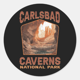 Adesivo Parque Nacional das Cavernas de Carlsbad Novo Méxi