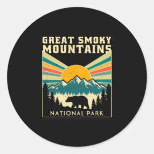 Adesivo Parque nacional das grandes montanhas fumegantes p