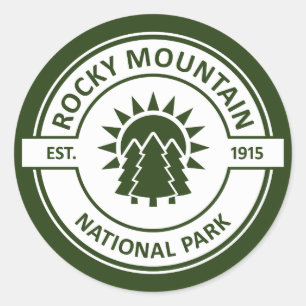 Adesivo Parque Nacional das Montanhas Rochosas