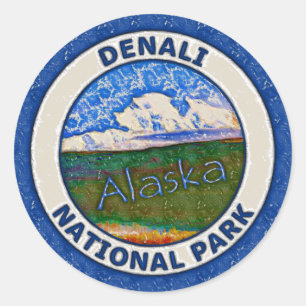 Adesivo Parque nacional de Denali, Alaska