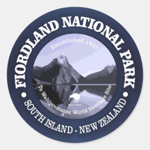 Adesivo Parque nacional de Fiordland