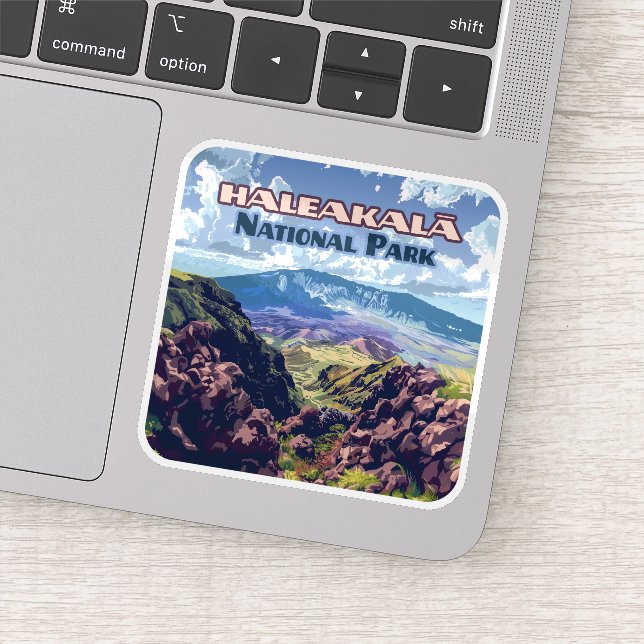 Adesivo Parque Nacional de Haleakala Maui Volcano Hawaii (Detalhe)