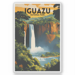 Adesivo Parque Nacional de viagem Iguazu