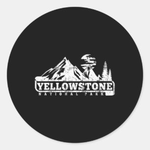Adesivo Parque Nacional de Yellowstone Eu Amo Trilha Desej