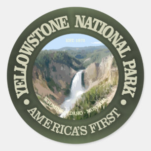 Adesivo Parque nacional de Yellowstone (quedas)
