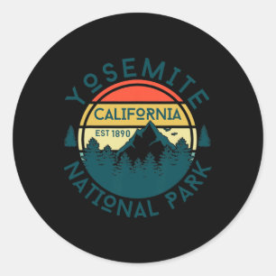 Adesivo Parque Nacional de Yosemite, California Hiking Nat