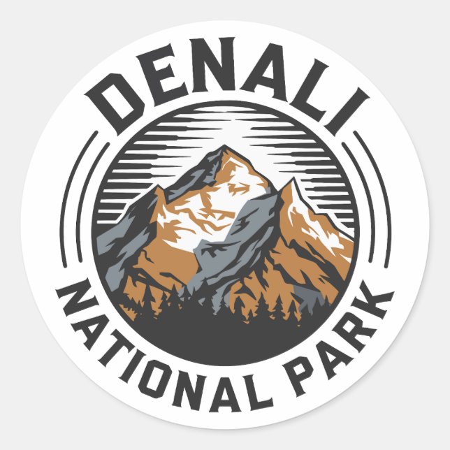 Adesivo Parque Nacional Denali (Frente)