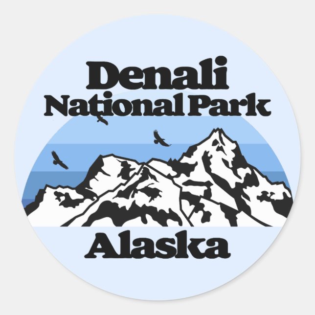 Adesivo Parque Nacional Denali (Frente)