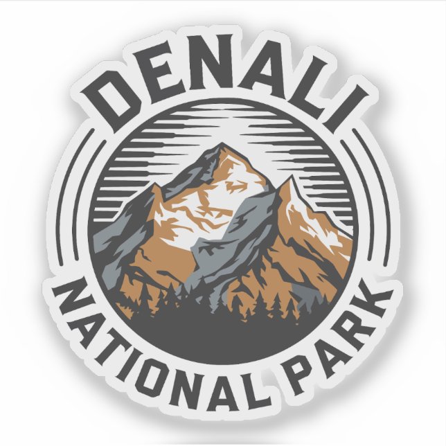 Adesivo Parque Nacional Denali (Frente)