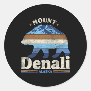 Adesivo Parque Nacional Denali Alasca Caminhada Acampament