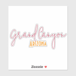 Adesivo Parque Nacional do Grand Canyon Arizona Lembrança