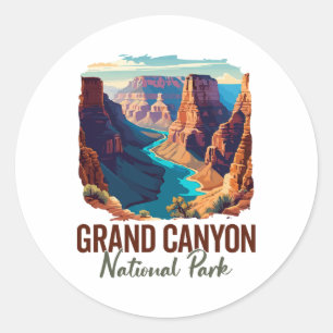 Adesivo Parque Nacional do Grand Canyon Caminhada Lembranç