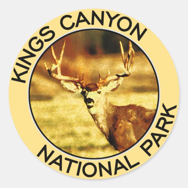 Adesivo Parque Nacional do Kings Canyon (Frente)