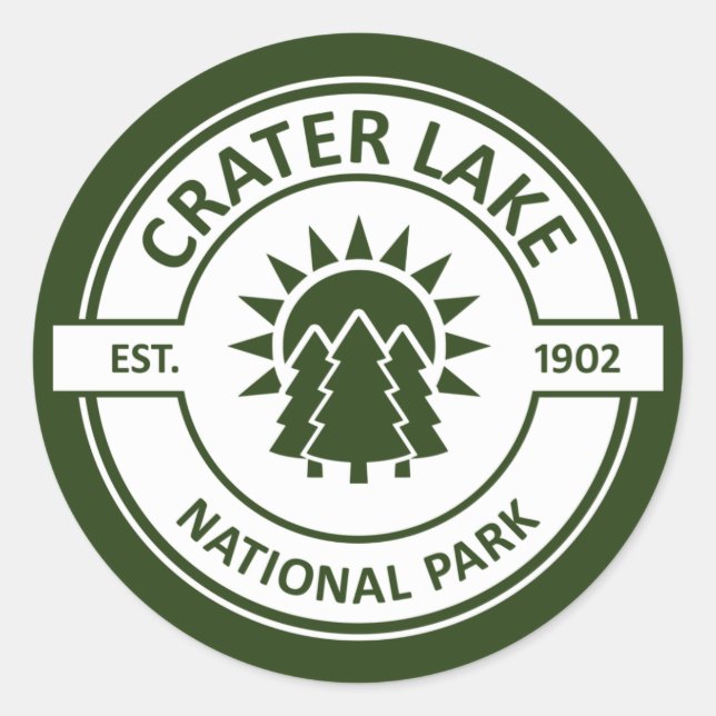 Adesivo Parque Nacional do Lago Crater (Frente)