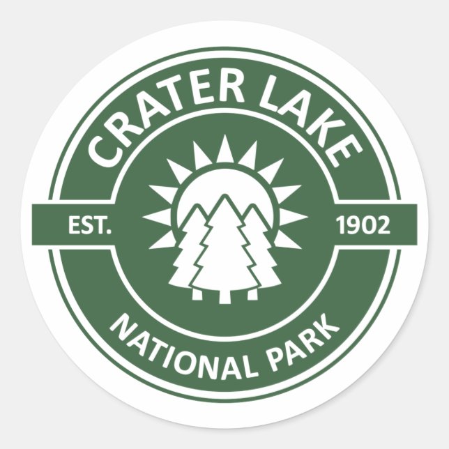 Adesivo Parque Nacional do Lago Crater (Frente)