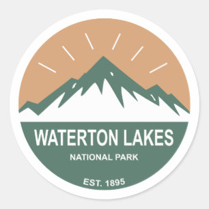 Adesivo Parque Nacional dos Lagos Waterton