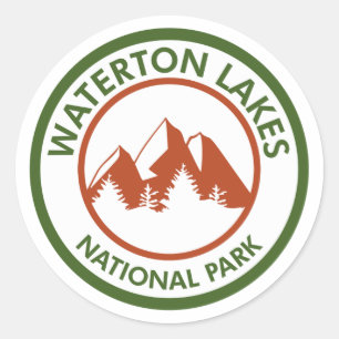 Adesivo Parque Nacional dos Lagos Waterton