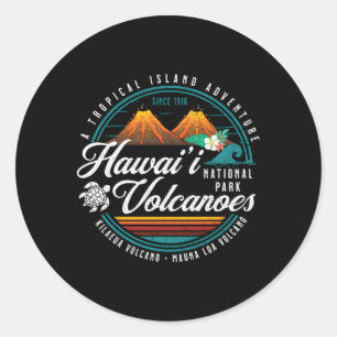 Adesivo Parque Nacional dos Vulcões do Havaí Kilauea Mauna