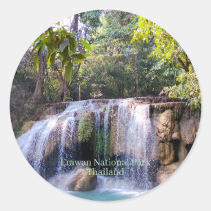 Adesivo Parque Nacional Erawan, Tailândia,