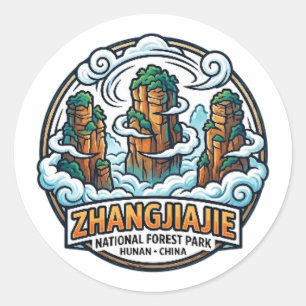 ADESIVO PARQUE NACIONAL FLORESTAL DE ZHANGJIAJIE
