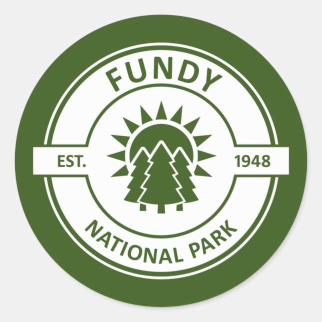 Adesivo Parque Nacional Fundy (Frente)