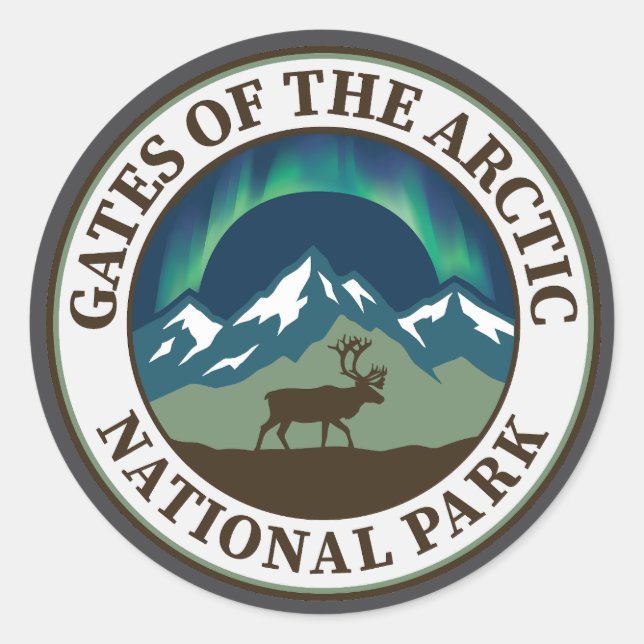 Adesivo Parque Nacional Gates of the Arctic (Frente)
