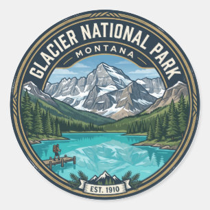Adesivo Parque Nacional Glacier Montana