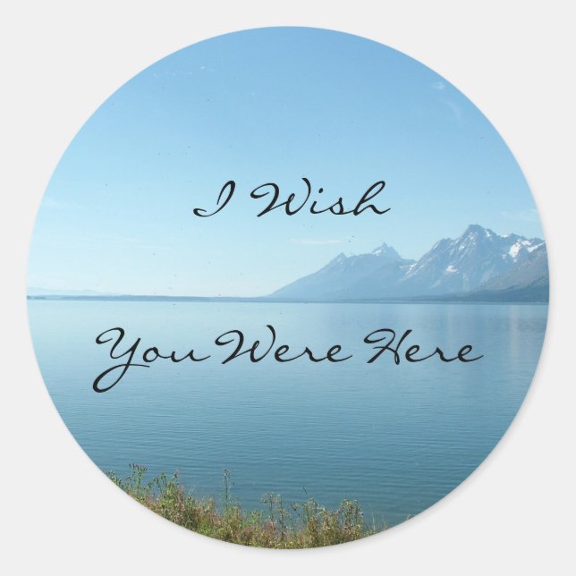 Adesivo Parque Nacional Grand Teton (Frente)