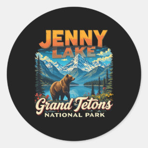 Adesivo Parque Nacional Grand Tetons Jenny Lake Viagem Vin