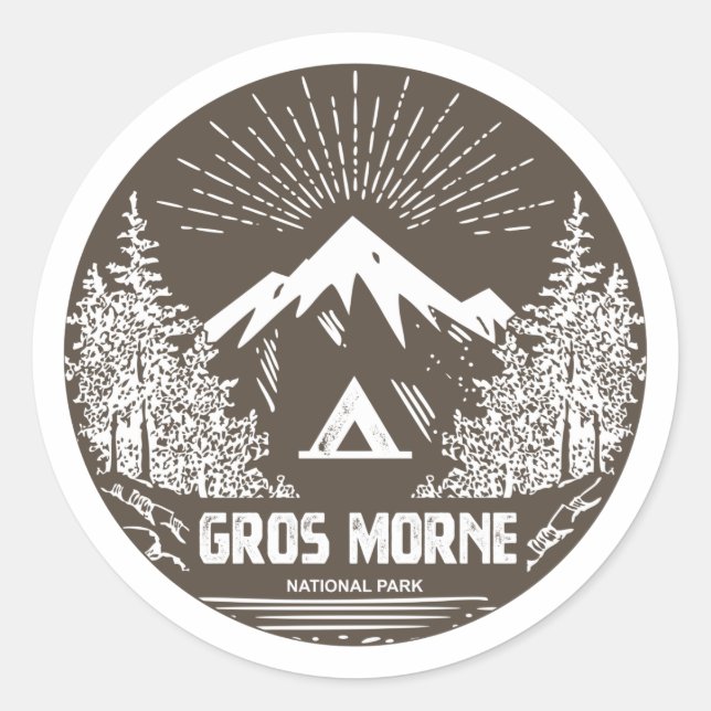 Adesivo Parque Nacional Gros Morne (Frente)