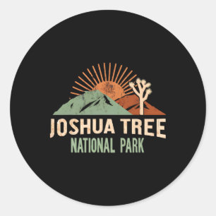 Adesivo Parque Nacional Joshua Tree Vintage Acampamento ao
