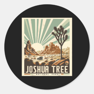 Adesivo Parque Nacional Joshua Tree Vintage Caminhada Acam