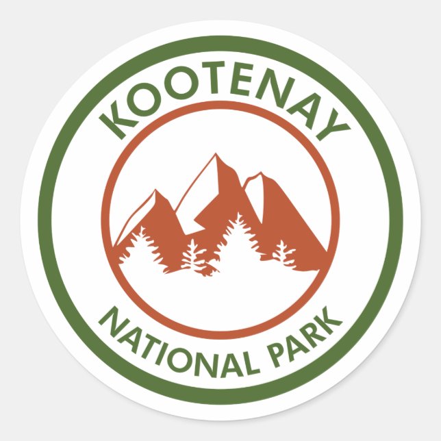 Adesivo Parque Nacional Kootenay (Frente)