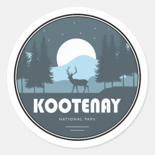 Adesivo Parque Nacional Kootenay Veado