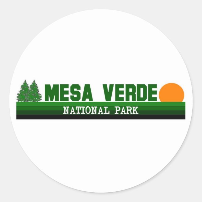 Adesivo Parque Nacional Mesa Verde (Frente)