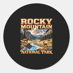 Adesivo parque nacional montanha rochosa colorado natureza