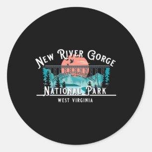 Adesivo Parque Nacional New River Gorge West Virginia EUA