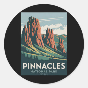 Adesivo Parque Nacional Pinnacles Caminhadas Acampamento V