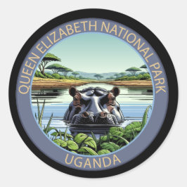 Adesivo Parque Nacional Queen Elizabeth Uganda