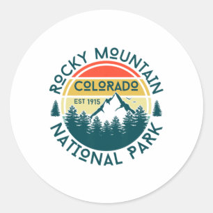 Adesivo Parque Nacional Rocky Mountain Colorado Caminhada