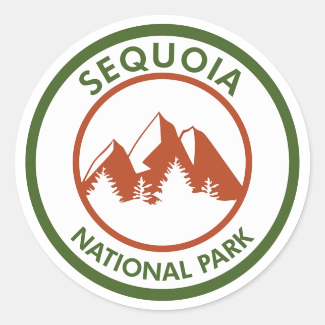 Adesivo Parque Nacional Sequoia (Frente)