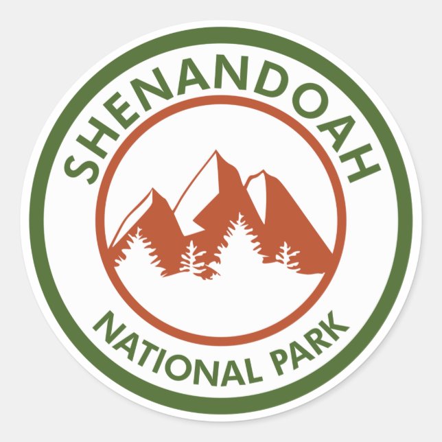 Adesivo Parque Nacional Shenandoah (Frente)