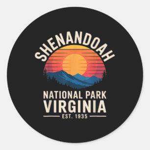 Adesivo Parque Nacional Shenandoah Montanhas Virgínia Cami