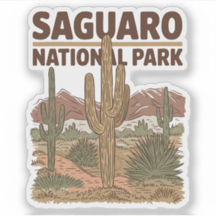Adesivo Parque Nacional Sonoran Desert Saguaro