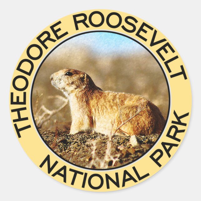 Adesivo Parque Nacional Theodore Roosevelt (Frente)