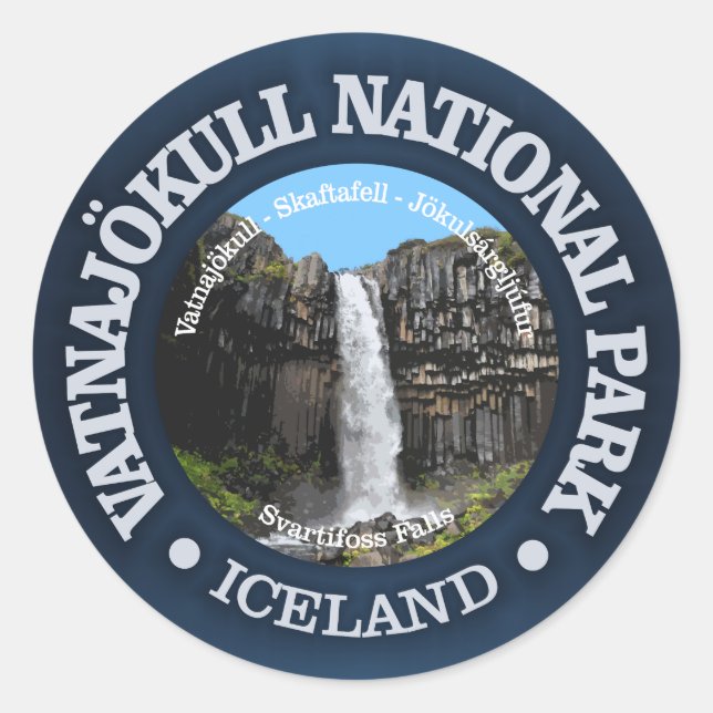 Adesivo Parque Nacional Vatnajokull (Frente)